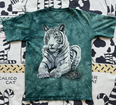 The Mountain x Busch Gardens Tie Dye Siberian Tiger Tee Small / Medium