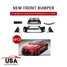 Fit For 2006-2013 Lexus IS250 IS350 Front Bumper Conversion to 21+ F-Sport
