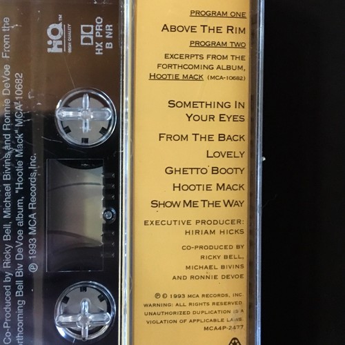 Bell Biv DeVoe Promo Cassette Tape BBD Sampler Above Rim Hootie Mack New Jack - Picture 5 of 7