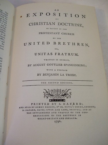An Exposition of Christian Doctrine of the Unitas Fratrum. Moravian. Spangenberg - Picture 4 of 8