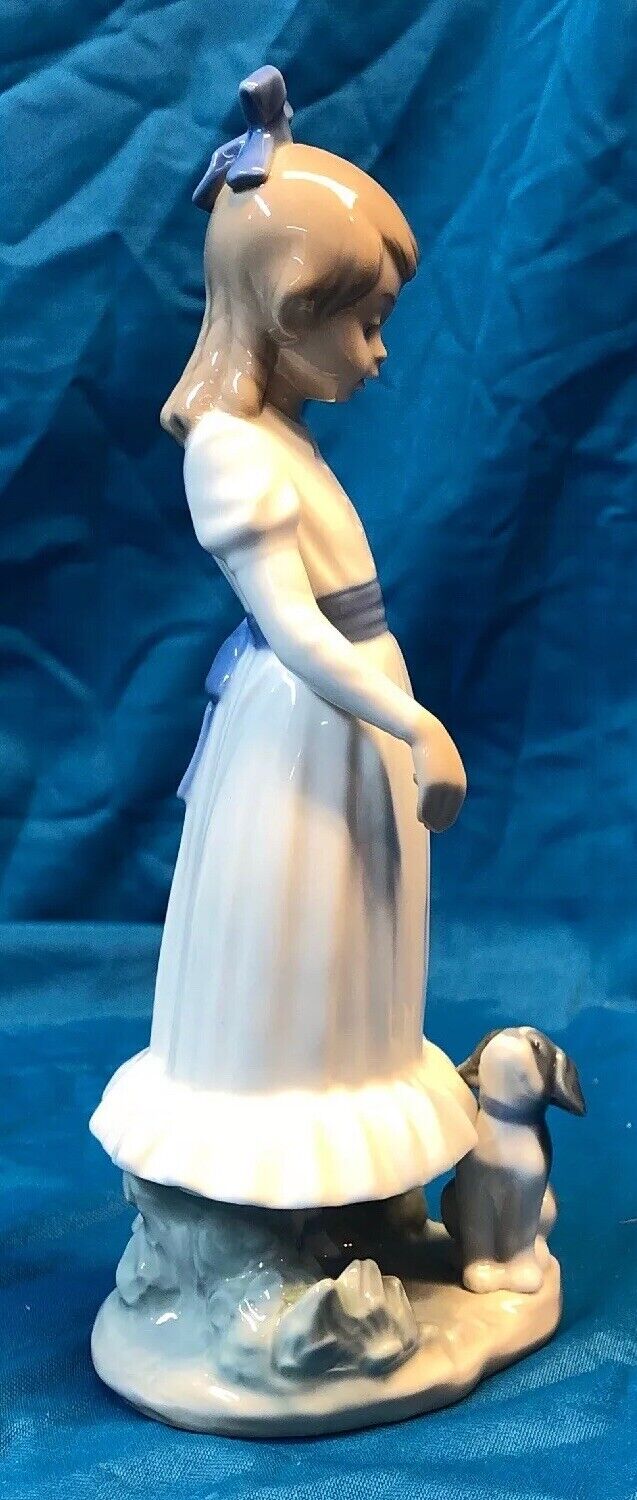 蝶と戯れて　Nao by Lladro リヤドロ ナオ手作り磁器