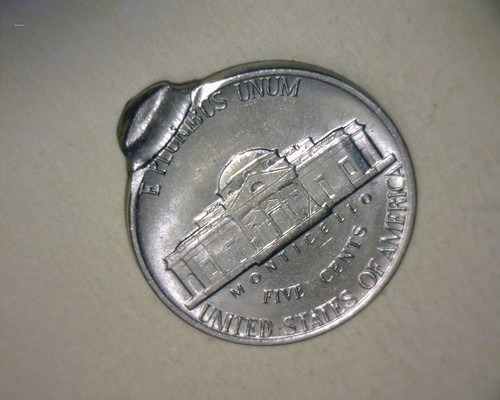 1979 JEFFERSON NICKEL🌟DOUBLE STRUCK🌟UNI-FACED 2nd STRIKE🌟ERROR COIN - Picture 6 of 8