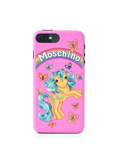 SS18 Moschino Couture Jeremy Scott Pink My Little Pony CASE FOR iPhone 6/7 PLUS - Picture 3 of 12