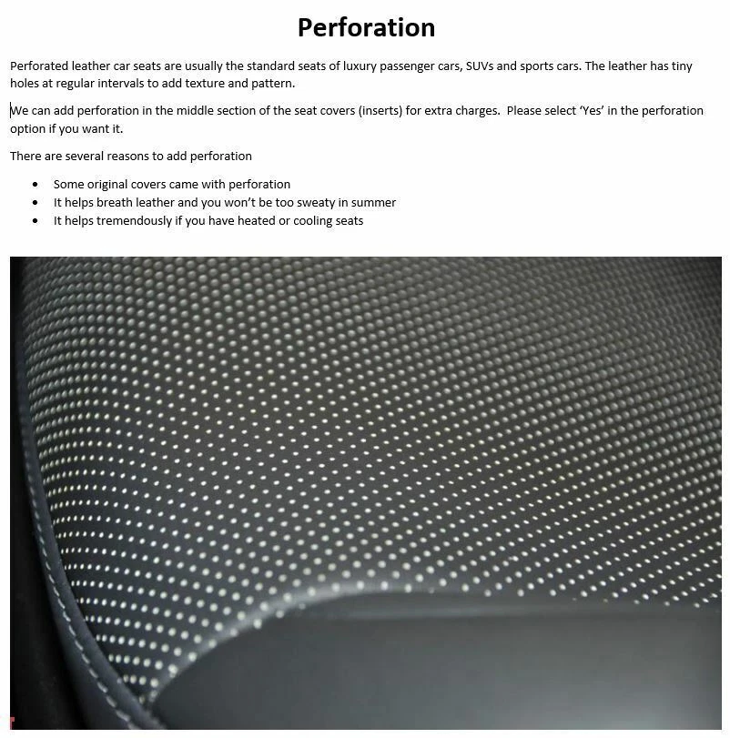 Fundas de asiento de cuero de repuesto negras Volvo S40 (2005-2009) Foto 4 de 4