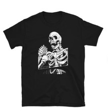 Horrors Blockchain Gaming Skeleton Meme Unisex T-Shirt Black Promo XL 232