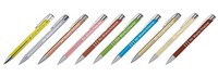 100 Kugelschreiber Aus Metall / Mit Gravur / 10 Verschiedene Farben