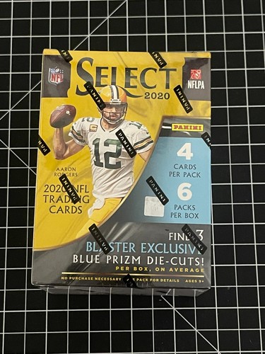 2020 Panini Select Football - Factory Sealed Box - Blue Prizm Die Cuts