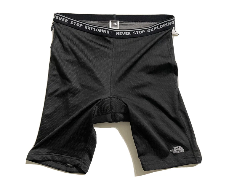 north-face cycling bamboo/poly compression padded shorts
