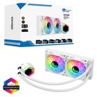 PowerCool Edge White ARGB 240mm Intel AMD AIO CPU Water Liquid Cooler Infinity