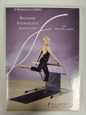 FLUIDITY w/ Michelle Austin 3 WORKOUTS ON 1 DVD Beginner Intermediate Advanced 