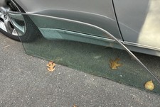 1968 Mercury Montego Mx Door Window Glass Drivers Side Stainless Steel Trim