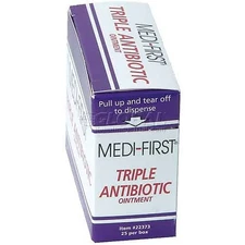 Medique 22373 Triple Antibiotic Ointment 1/57 gm. Packets 25/Box