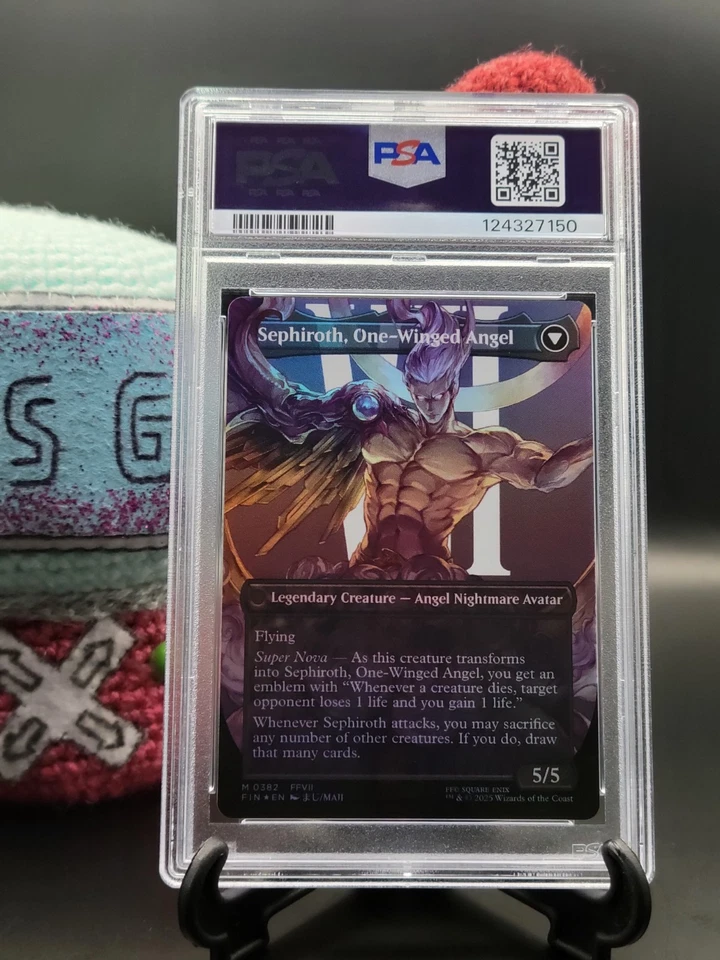 Sephiroth, Fabled SOLDIER (Borderless Foil) - #382 - Final Fantasy - PSA 10 - Image 2 of 4