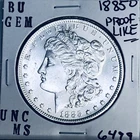 1885 O BU GEM MORGAN SILVER DOLLAR UNC MS+++ U.S. MINT RARE COIN 6499