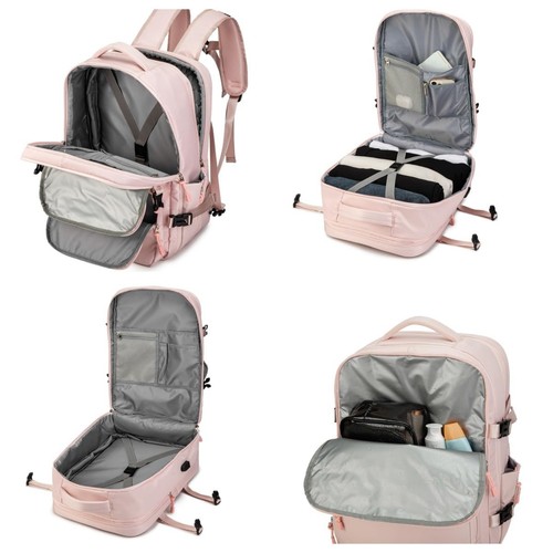 Extra Large Travel Backpack,360° Cushioned Laptop Backpack with USB Charging ... - Picture 2 of 7