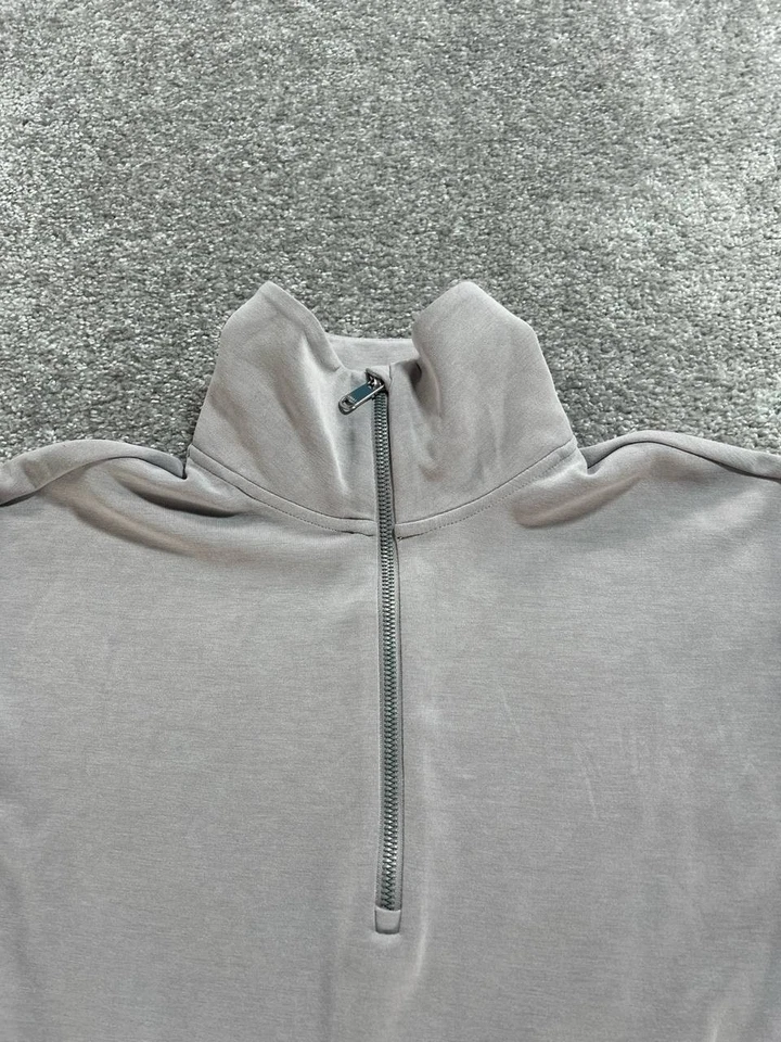 Suéter Athleta Mujer Xs Púrpura Correr Cuarto Cremallera Foto 2 de 4