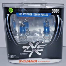 New Sylvania Silverstar Zxe 9006 Headlights 2 Bulbs Hid Attitude Xenon Fueled
