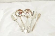 Silverplate Serving Ladle Spoons Set of 4 Vintage