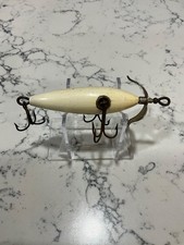 1903 Vintage Heddon Minnow Killer Style props brass cups 3 belly weights 123 yr 