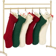 3Ft Christmas Stocking Holder Stand, Holiday Décor Hanger Display for Home, Floo