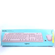 Logitech MK270 Wireless Keyboard and Mouse Combo 2.4 GHz Wireless - DAMAGED BOX
