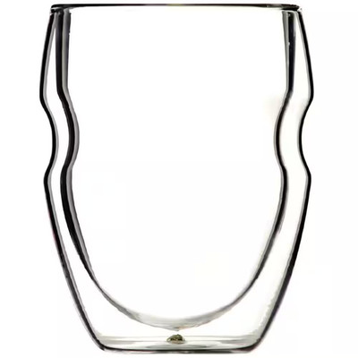 Serafino Double Wall 8 Oz. Beverage & Coffee Glasses - Set of 4 Insulated Drinki