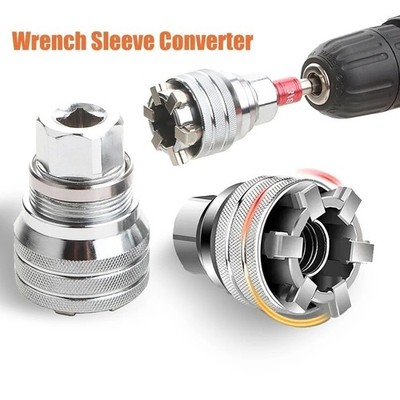 Universal Steckschlüssel Adapter 3/8-3/4'' 10-19mm Multifunktionswerkzeug Konverter UK