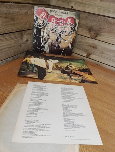 The Who Odds and Sods 1974 LP UK Vinyl + Lyrics Sheet & Poster - Record Ex. - Bild 5 von 8