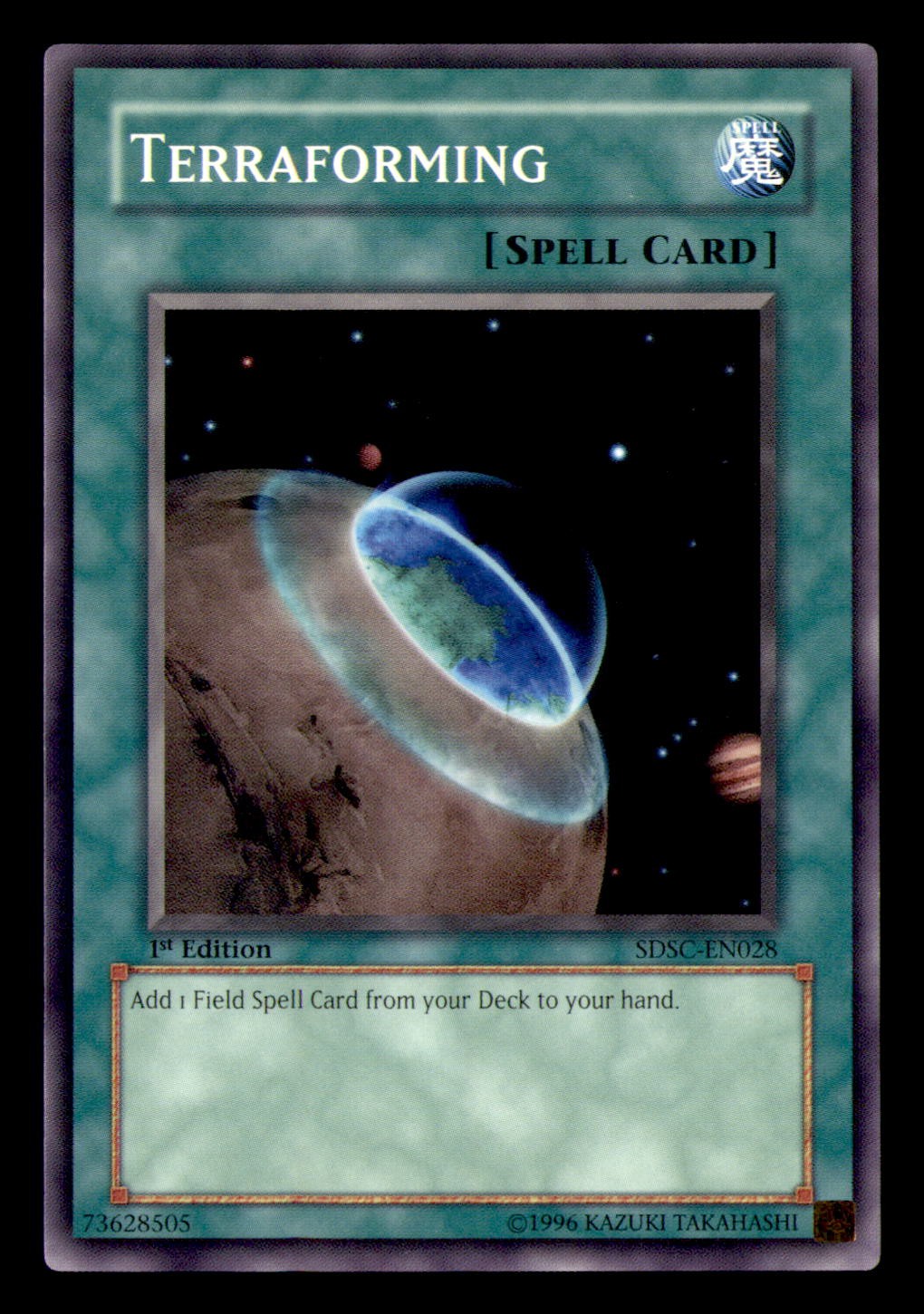 Terraforming SDSC-EN028 : Spellcaster's Command Yu-Gi-Oh 1st Ed LP