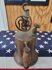 Vintage Brass Blow Lamp Torch U.W. & CO #185 SKU 165791c