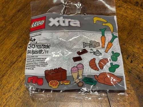 NEW Lego 40309 Xtra City FOOD ACCESSORIES Polybag Turkey Croissant Ice Cream
