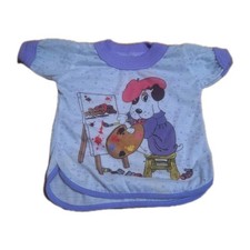 Vintage Baby Doll Clothes Purple Pound Puppies Pajamas 1985 Tonka Corp.
