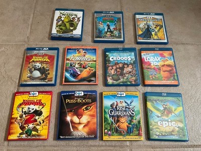 DreamWorks 3D Blu-ray (14 Movie Collection) List of Movies in Description.