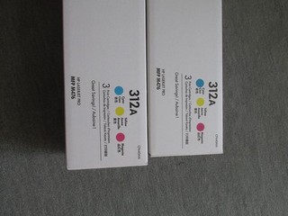 2 Stück HP 312A Tonerkartusche Gelb (CF382A)