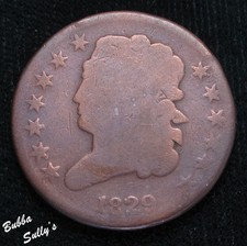 1829 Classic Head Half Cent G Details
