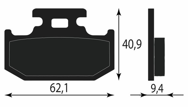 BremsbelÄGe Hinten Yamaha WR 250 (Z 2T) 1996 1997-image
