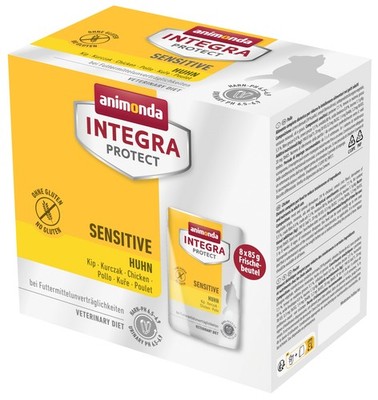 animonda INTEGRA PROTECT Katzenfutter nass Sensitive Huhn (8 x 85g) vom Tierarzt