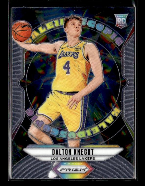 2024-25 Panini Prizm #16 Dalton Knecht Rookie Kaleidoscopic Los Angeles Lakers