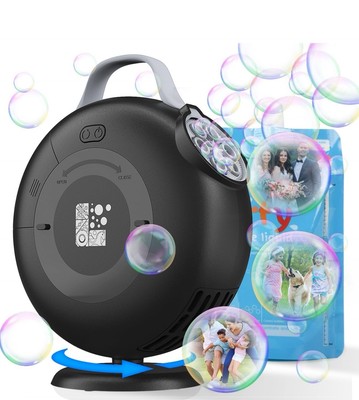Shonoppy Bubble Machine for Kids Rotatable Rotating 90°/360° NEW