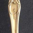  WB 1900 MFG Co  9" serving spoon floral design — photo 6