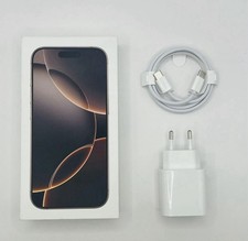 Apple iPhone 16 Pro - 128GB Sand- Sehr gut - 89% Batterie! +100% Apple Original