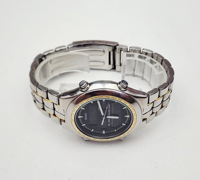 Men's Vintage 2004 ANALOG-DIGITAL Watch SEIKO H021-8001. Alarm