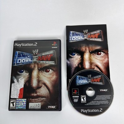 WWE SmackDown vs. Raw  (Sony PlayStation 2) PS2 Game CIB Complete Tested Working