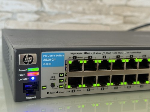 HP ProCurve Switch 2510-24 J9019B 24-Port Fast Ethernet Managed Switch - Photo 5/15