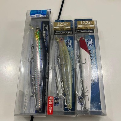 unused Zip Baits ZBL System Minnow 123F & 15F set of 3!
