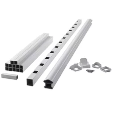 36 In. X 3 In. Armorguard Classic White Composite Stair Railing Kit