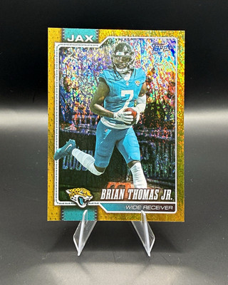 Topps 2024 Topps Chrome Brian Thomas Jr. Jacksonville Jaguars #92 10/50 NFL Card