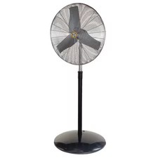 Airmaster Fan 71567 Standard Duty Industrial Fan, Pedestal Mount, 24 In Blade