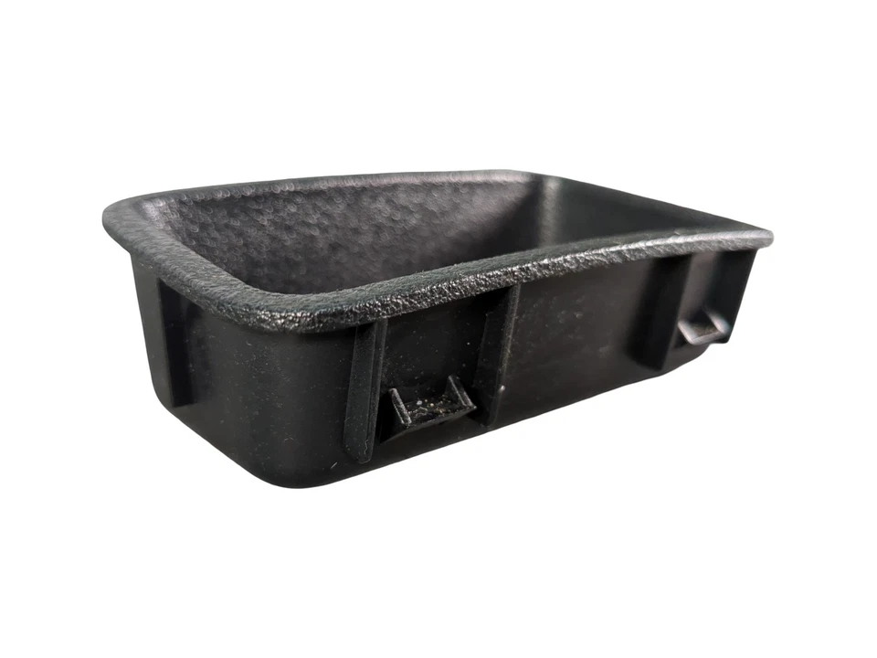 2002-04 Volkswagen R32 20th GTI GLI Arm Rest Delete Panel Tray Black 1J0858373C - Image 3 of 4