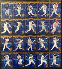 1993 Upper Deck SP Die-Cut Platinum Power Complete 20 Card Set, 90’s MLB Stars!